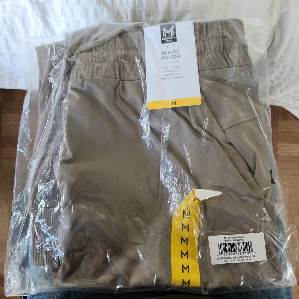 Member's‎ Mark Women's Travel Jogger Bisque Color Medium NEW